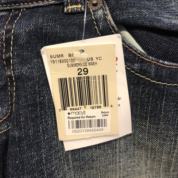 Guess Cuffed Stretch Capri Jeans, size 29 - Picture 3 of 7